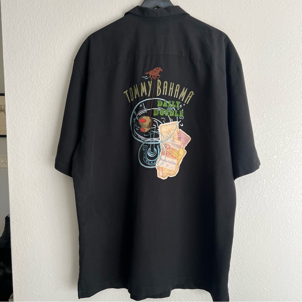 Tommy Bahama Men’s Martini Embroidered Camp Shirt Size XLT